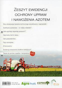 Zeszyt ewidencji ochrony upraw i nawożenia azotem